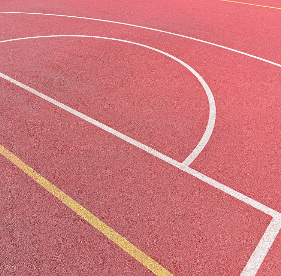 Line marking in the court